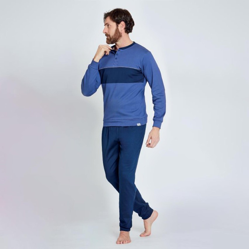 Pigiama uomo in caldo cotone Nazareno Gabrielli U7002