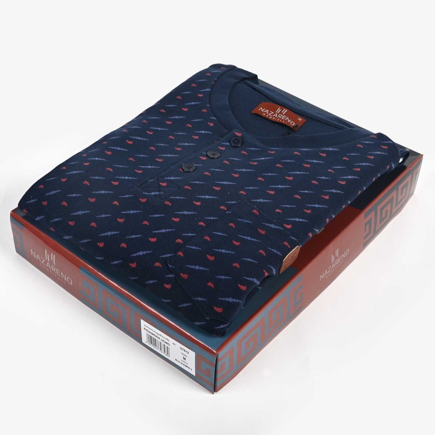 Pigiama uomo caldo cotone Nazareno Gabrielli U7012