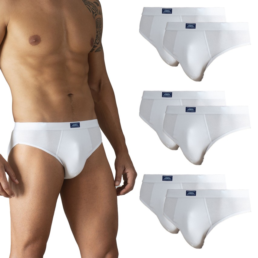 Slip da uomo cotone bielastico Alvada U803 6 pz