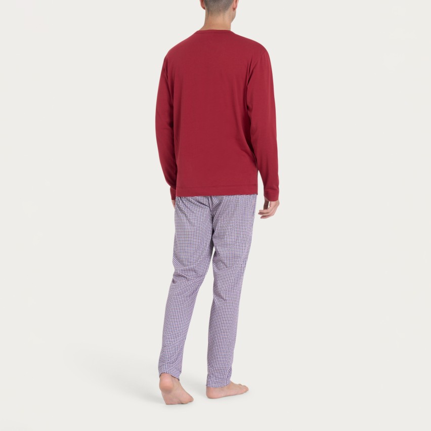 Pigiama Uomo in cotone maglia girocollo Ragno U899NQ