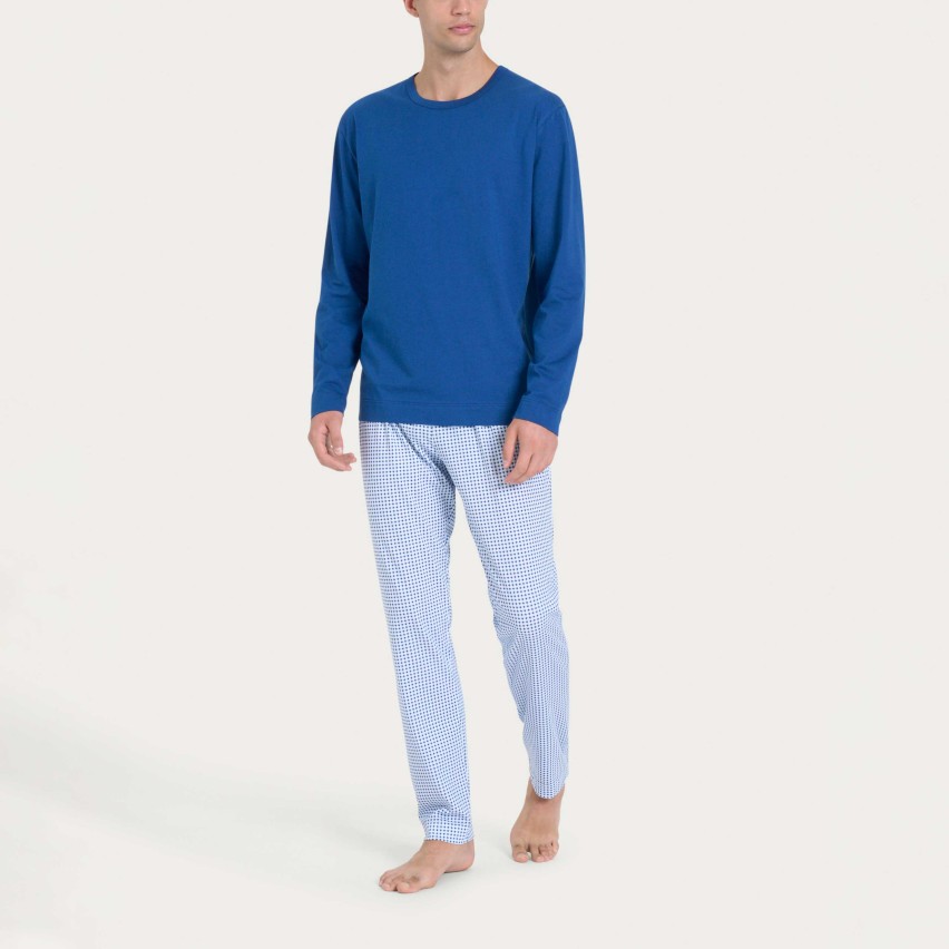 Pigiama Uomo in cotone maglia girocollo Ragno U899NQ