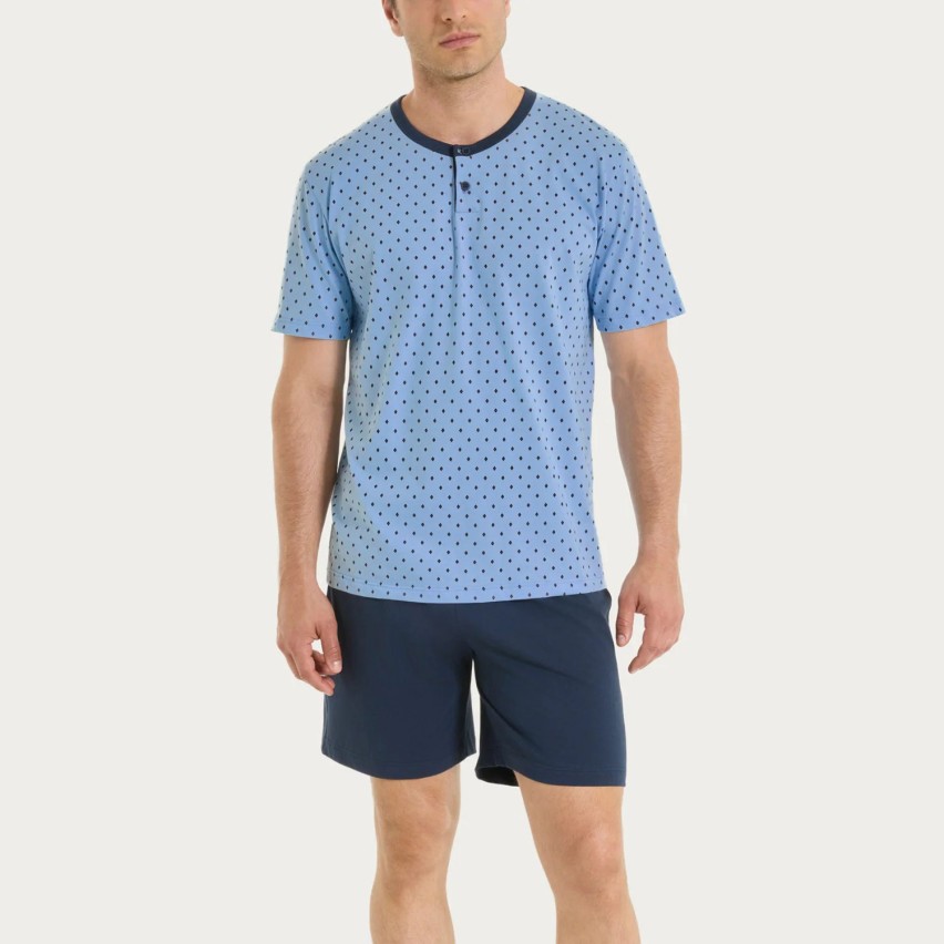 Pigiama uomo corto 100% cotone Ragno UA23ND