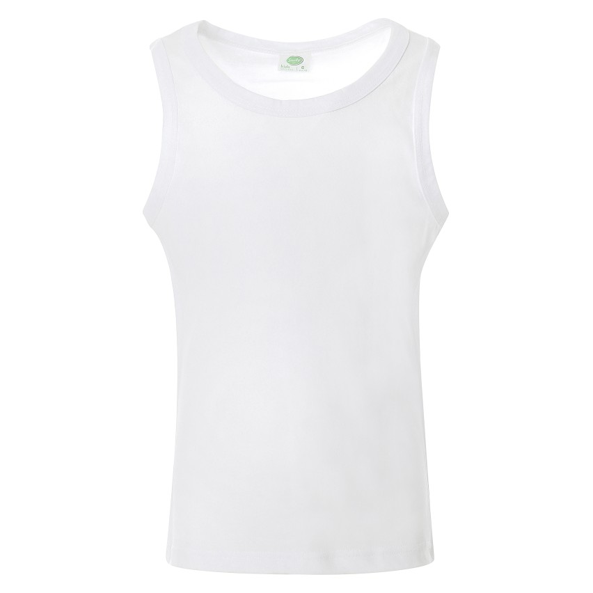Canotta bambino spalla larga Snelly ub74c in cotone 