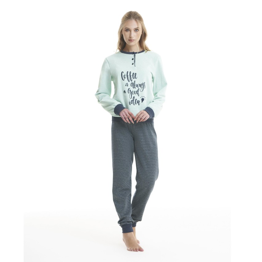 Tuta / Pigiama Donna KAPPA Cotone Felpato - Taglie Forti
