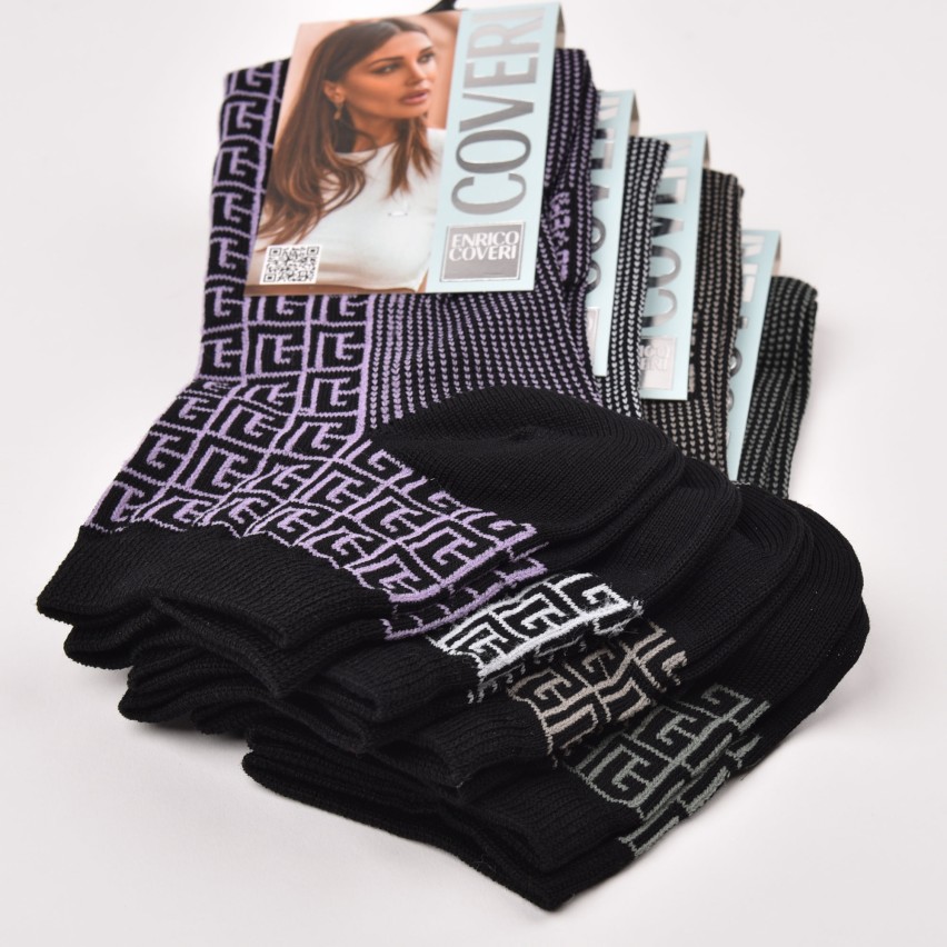 Calzini Donna 5 Paia - Caviglia Corta, Cotone, Taglia 36-39 EU, Morbidi E Traspiranti - Foto 2