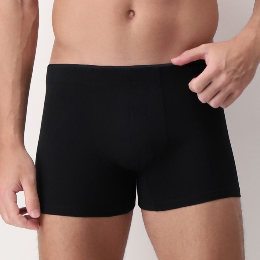 DOUBLE M, Boxer Uomo, Biancheria Intima Di Cotone, Elegante E Confortevole, Con Elastico, Senza Etichetta, Per - Foto 2