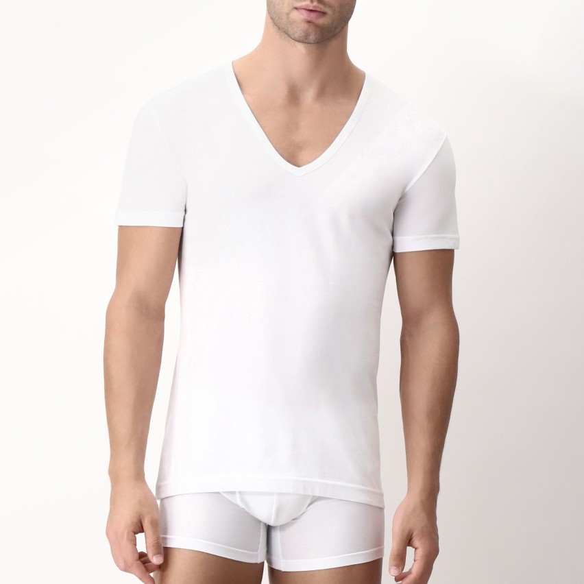 SalGiu Maglia (2 Pezzi) Intima 100% Lana e Cotone Scollo a V Manica Lunga (XXXL