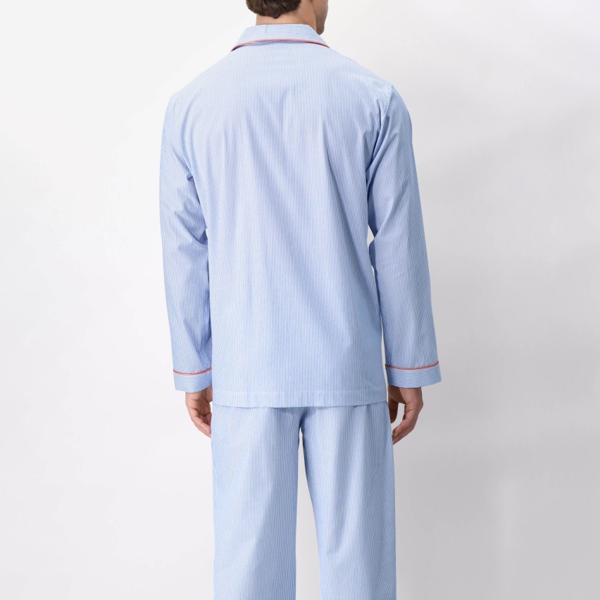 Pigiama uomo aperto Perofil VPRT92823 popeline di cotone