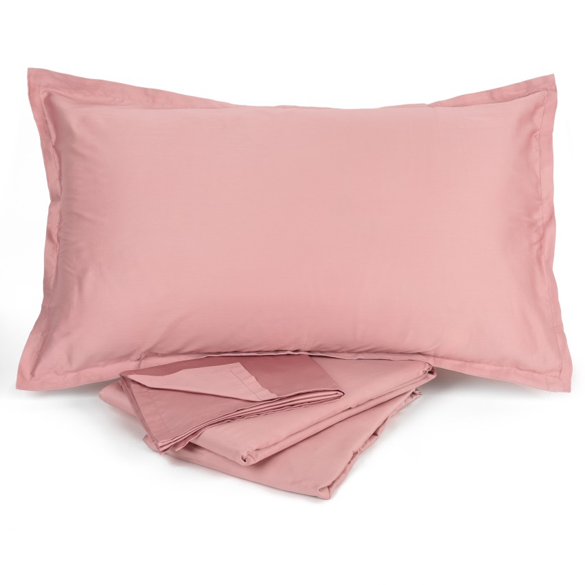 Completo letto raso di cotone 60 fili matrimoniale Zer0bed 100% Olympia 4 volani