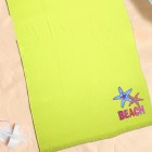 Telo mare Vingi spugna "Beach" verde lime con frange 100% cotone