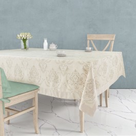 Copri Tavolo Antimacchia IlGruppone - Plastificato PVC, Sopra Bianco Retro Verde, Made In Italy, 140x210 Cm E Altre 6 Misure - 2