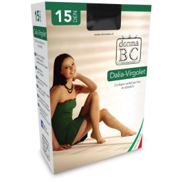 Tailleur Pantalone Donna Collant Lady Sofia Ultra Trasparenti 15 Denari, Vita Alta Con Fascia A T, Colori Classici, Per Ogni Giorno Collant Ultra Sheer - Foto 4