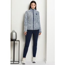 SoLu DAY8 Tuta Donna Invernale Felpata Completo Manica Lunga Felpa E Pantaloni Eleganti Tuta Donna Completa Invernale Tailleur Donna Sportivo Taglie Forti (Beige, S