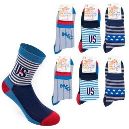 6 PAIA DI CALZE FANTASIA CORTE UOMO COLORATE POIS CALDO - Foto 6