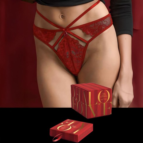 Perizoma donna in pizzo semitrasparente Admas 42690