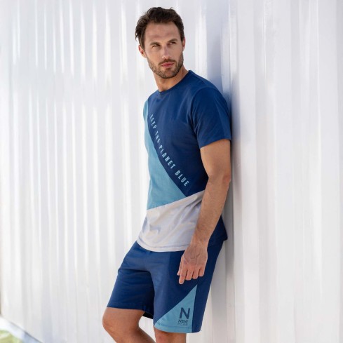 Pigiama uomo corto in cotone Admas 63169