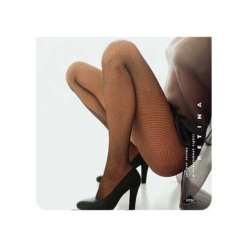 0 Collant a rete da donna punta nuda