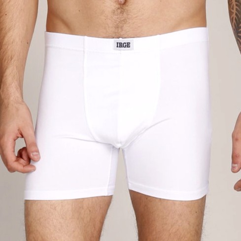 Boxer uomo Irge Ir600 elastico logato 6 pezzi fronte bianco modello