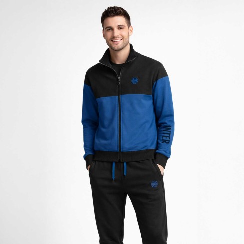 Tuta uomo ufficiale Inter in caldo cotone nerazzurro PIGI 1135