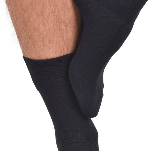 Calze corte Sanitarie senza elastico Uomo Meritex 1405 assortite 6 paia