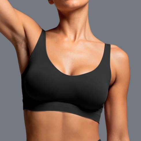 Brassiere donna senza ferretto in microfibra Lormar 01440