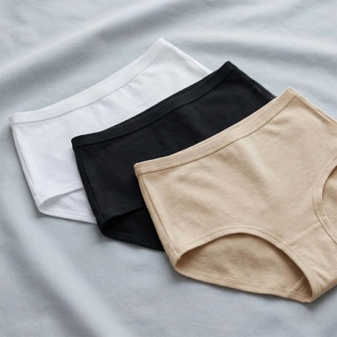 Culotte vita alta cotone bielastico anallergico Bluintimo 1804- 3 pezzi 