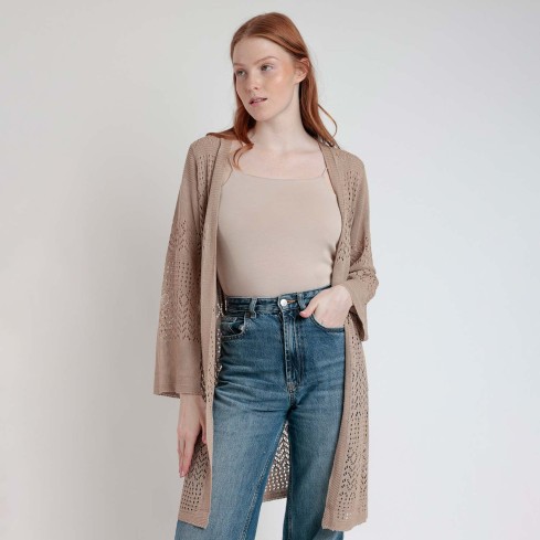 Kimono donna crochet in cotone Admas 19894