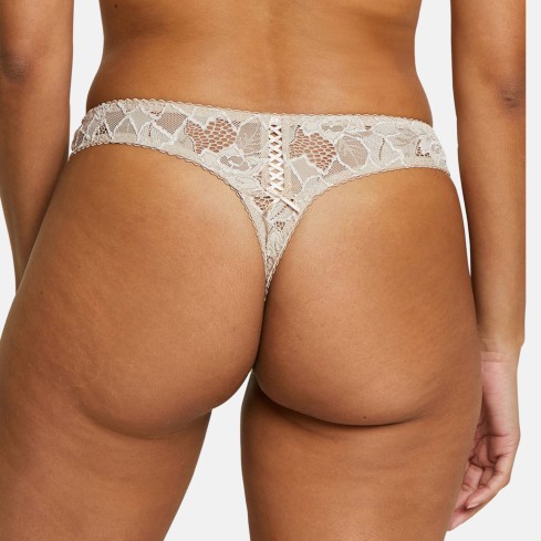 Perizoma Sans Complexe Arum 30564 taglie forti pizzo floreale