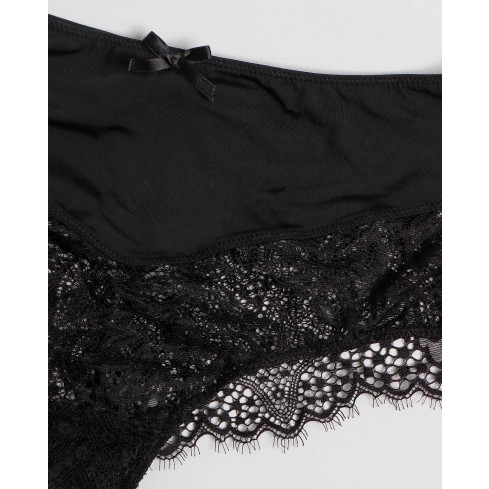 ALL OF ME Set di 5 Boxer da Donna Biancheria Intima in Pizzo Sexy con Taglio a V Lingerie Multipack S-XL