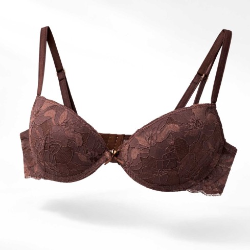Reggiseno con push-up con pizzo floreale Jadea 4848
