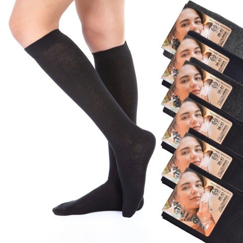 Calze lunghe assortite caldo cotone Meritex 610 6 paia 