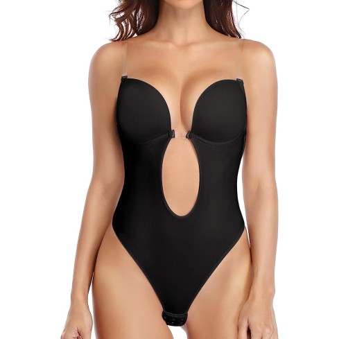 Body a perizoma Iyali Marianna con ferretto scollo profondo