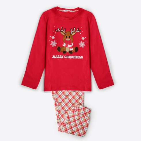 Pigiama bimbo natalizio caldo cotone Admas 63333