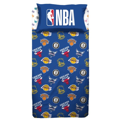 Completo Letto cotone 1 Piazza Hermet NBA