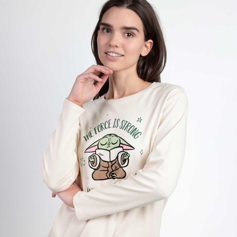 Pigiama donna caldo cotone Star Wars 63526