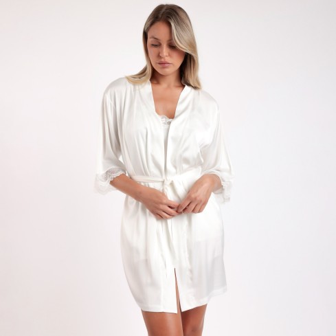 Kimono Donna Sposa Effetto Raso Admas 67231