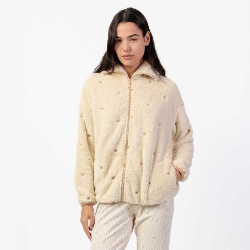 Giacca da camera donna effetto pelliccetta Admas 67305