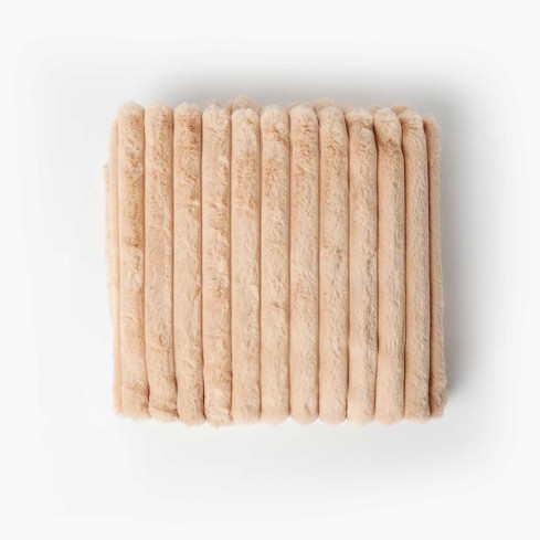 Coperta calda double-face pelliccia e pile Admas 69105