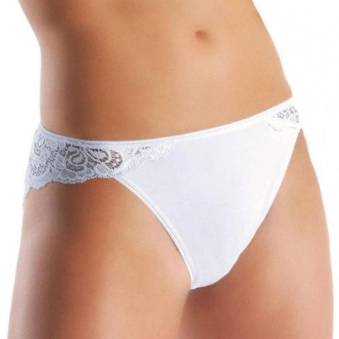 Slip donna Jadea 789 cotone e pizzo 3 pezzi