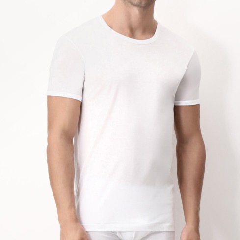 Maglia intima uomo Cagi 1318 filo di scozia manica corta 