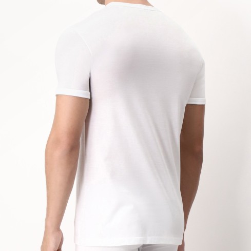 Maglia uomo Cagi 1304 filo di scozia manica corta V 