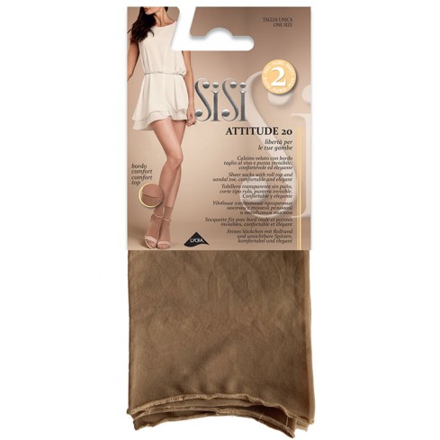 Calzino Sisi Attitude 20 den velato 2 paia