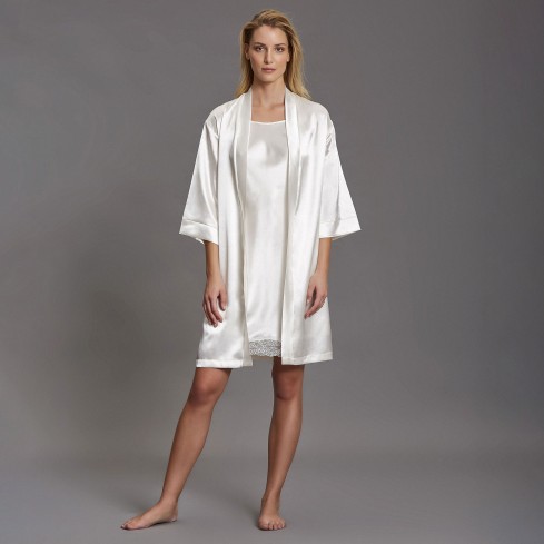 Vestaglia Kimono Seta in raso Andra 862