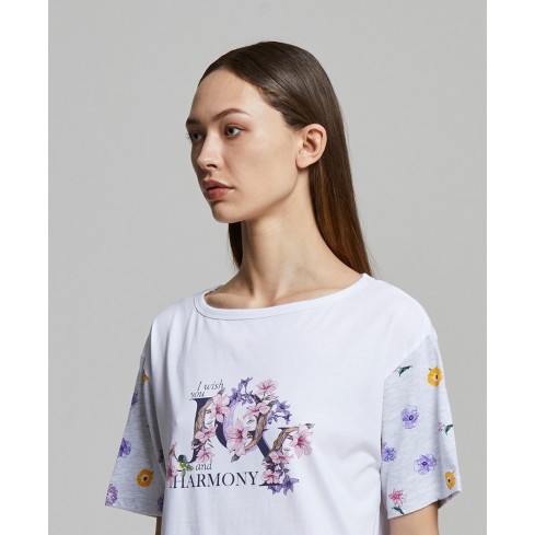 Pigiama donna fiori Pompea Febe