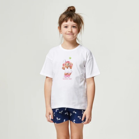 Pigiama bimba con orsetto in cotone Pompea ischia