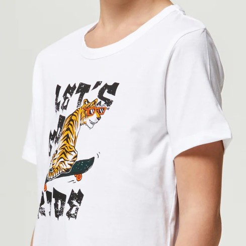 Pigiama bimbo corto stampa tropicale Pompea Tinetto