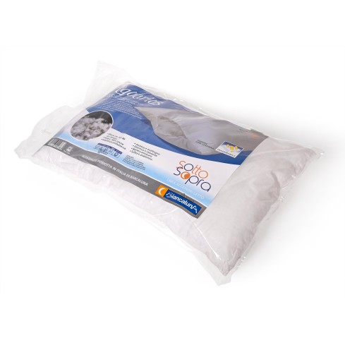 Guanciale atossico e anallergico puro cotone Aquarius Biancaluna