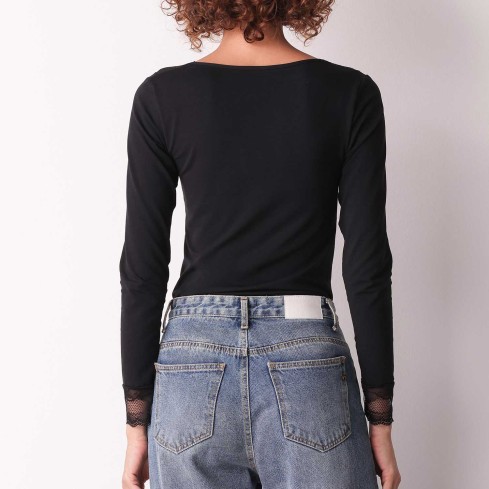 Maglia donna scollo a v in cotone Cotonella ADD11