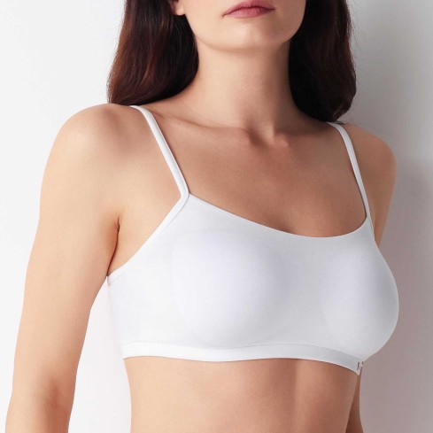 Brassiere con coppe preformate estraibili cotone Cotonella ADD22