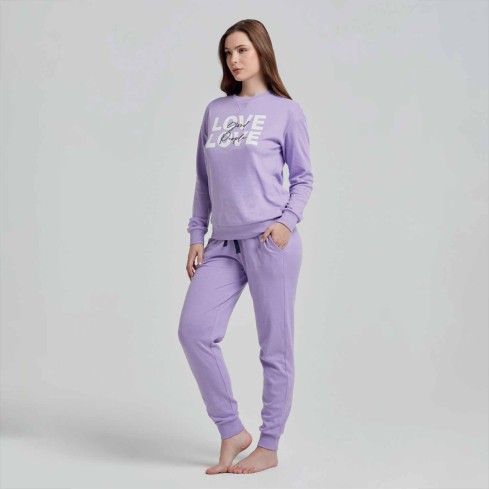 Pigiama donna caldo cotone Pompea Avignone